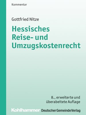 cover image of Hessisches Reise- und Umzugskostenrecht